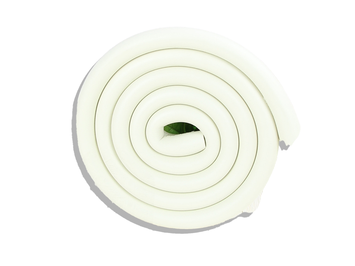 JILLIOPER Cinta de protección de espuma para mesa de cristal infantil multifuncional con cinta anticolisión en U reforzada y ensanchada