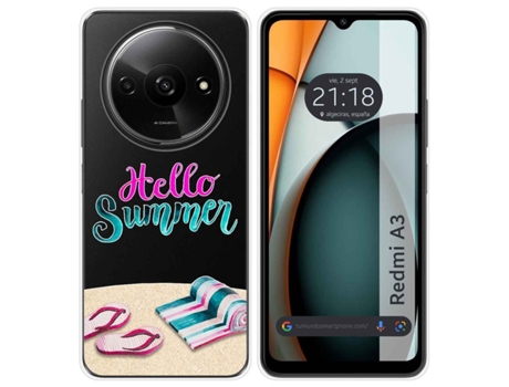Funda para Xiaomi Redmi A3 TUMUNDOSMARTPHONE Silicona Multicolor