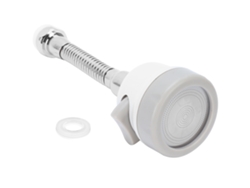 Grifo de cocina con boquilla G1/2, cabezal rociador antiespumante para fregadero Kofihety