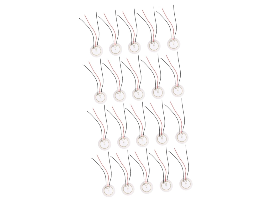 20 Discos Piezoeléctricos De Acero Con Elementos De Chip De Diafragma.
