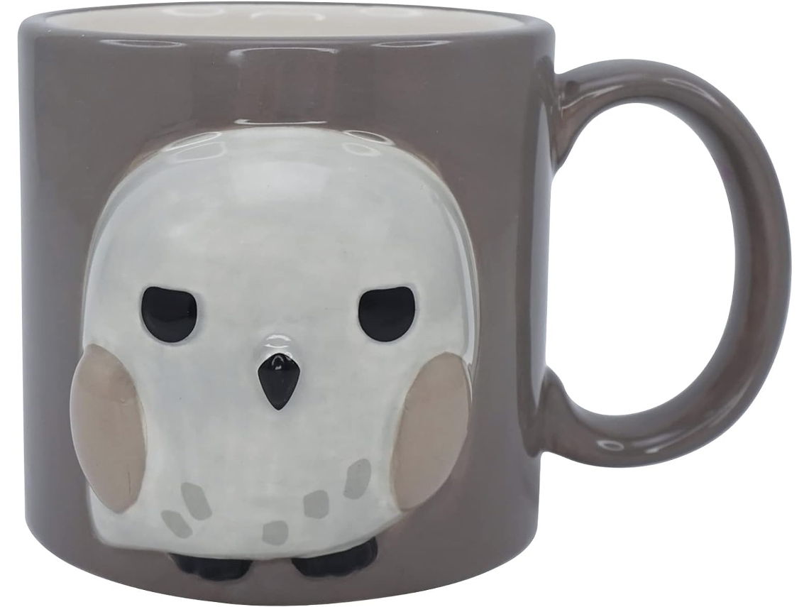 Caneca Hedwig Hogwarts Is My Home Kawaii Harry Potter Cerâmica 350 Ml