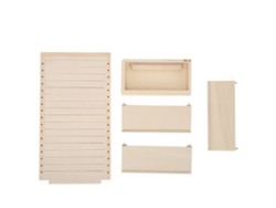 Estanterías De Supermercado De Madera En Miniatura A Escala 1/12 Para Casas De Muñecas Diy