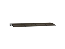Maison Exclusive - Marquesina Para Puerta De Policarbonato Negra, 400 X 100 Cm