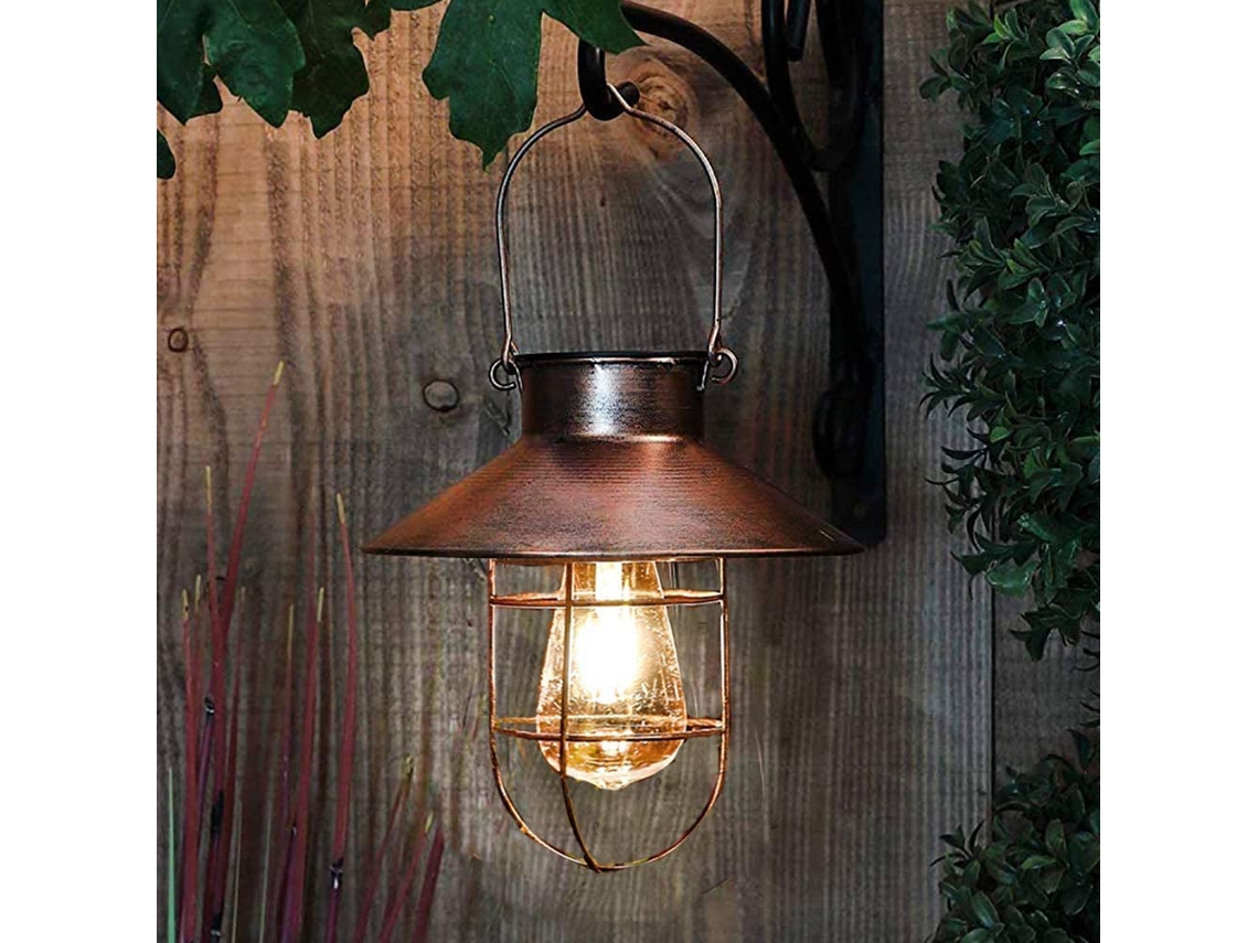 Rebe-linternas Colgantes Solares Al Aire Libre Con Bombillas Led Cálidas Para Jardín Patio Camino Vintage