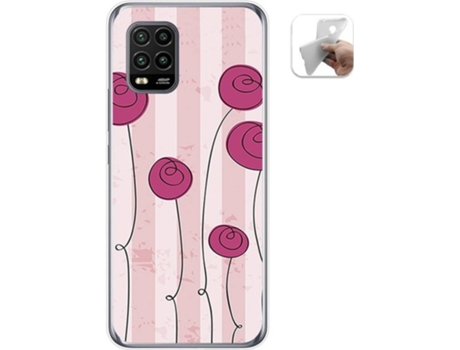 Carcasa Xiaomi Mi 10 Lite TUMUNDOSMARTPHONE Flores Vintage Multicolor