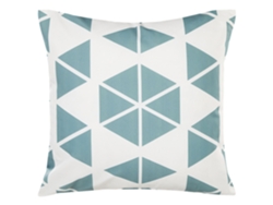 Almofada Para Exterior Beliani Rigosa De Tecido Branco 45x45x12