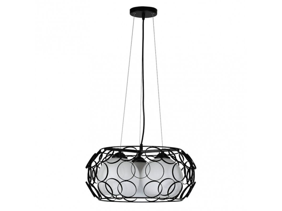 Fab 132293009 | Lámpara colgante Pilgrim 3xe27 negra Regx45d Fabrilamp