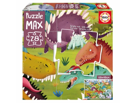 Puzzle EDUCA de 28 Piezas Dinosaurios 19954