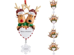 Adorno Navideño Personalizable Con Elfo, Decoración Diy Con Nombre Para La Familia Y Las Fiestas.