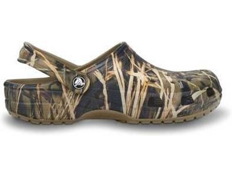 Zuecos CROCS Classic Realtree Hombre (46-47 - Marrón y Verde)