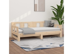 Sofá Cama Individual Adultos Extraíble Lovely Home Marrón (90x190)