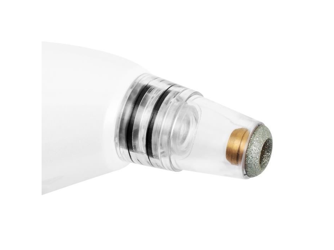 YOGHI Extractor de puntos negros LED recargable 4 puntas de limpieza 3 niveles de intensidad Blanco