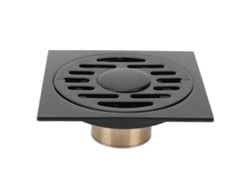 Desagüe Oculto Para Piso, Desodorizante, De Acero Inoxidable, Negro, Para Baño/cocina Con Drenaje Rápido.