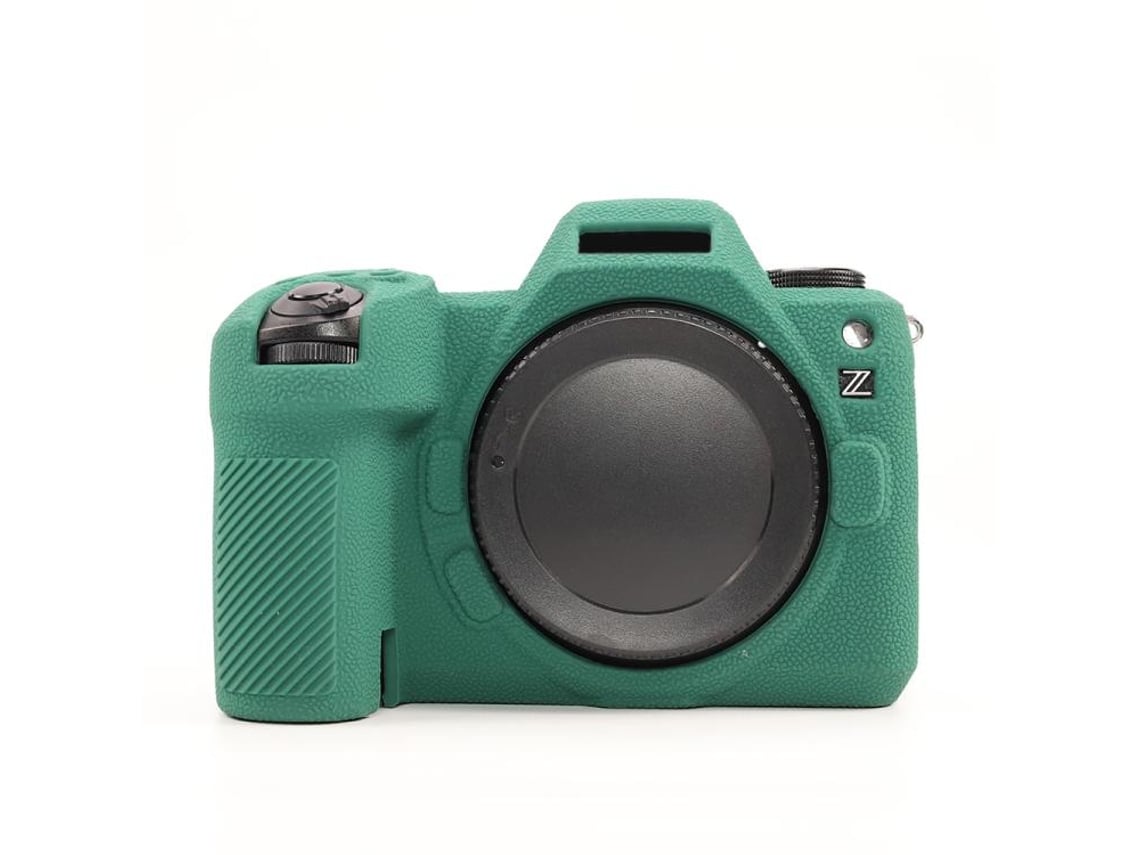 Capa Protetora De Silicone Macio Com Textura De Lichia Para Nikon Z6iii Verde