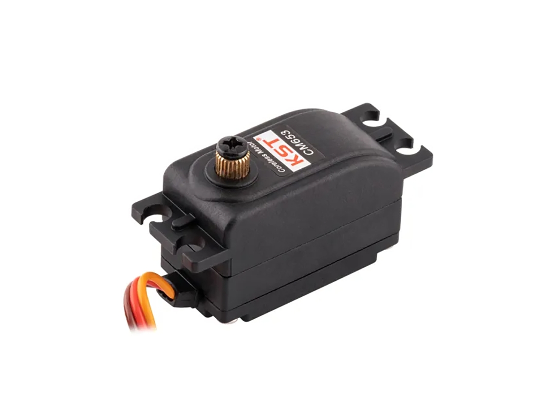 Kst - Cm653 Low Profile Coreless Metal Gear Ip65 Waterproof 18kgf.cm 0.08sec Servo