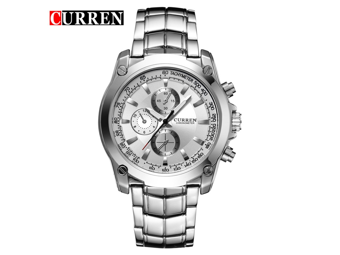 Reloj De Pulsera De Acero Con Brazalete De Cuarzo, Elegante Y Moderno Para Hombre.
