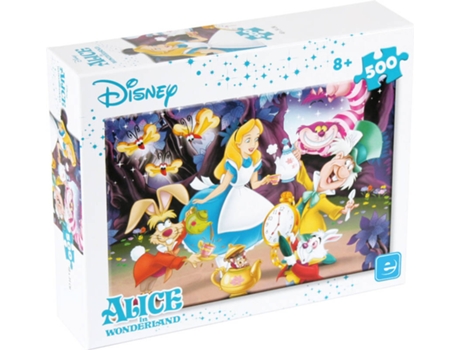 Puzzle DISNEY Alicia en el País de las Maravillas (Edad Mínima: 3 años - 500 Piezas)