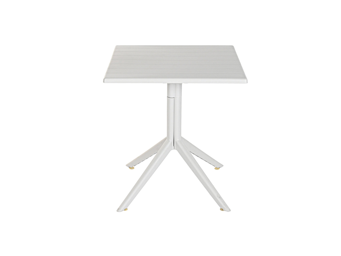 Mesa Metal Pp Reciclado Gris 70x70x75cm