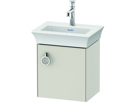 DURAVIT Tulip blanco, mueble de tocador colgado en la pared, ancho 384 x fondo 298mm, con 1x tope de puerta a la derecha, con tirador, WT4250R