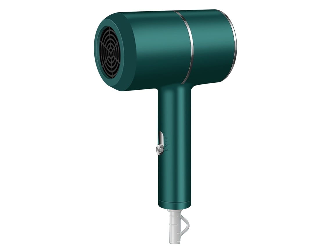 Secador De Pelo Eléctrico Con Viento Caliente Y Frío, Secado Rápido, Bajo Ruido, Luz Azul, Color Verde Para Uso Doméstico