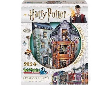 Puzzle WREBBIT 3D Harry Potter Weasleys' Wizard Wheezes & Daily Prophet 3D Jigsaw Puzzle (Idade Mínima: 4)