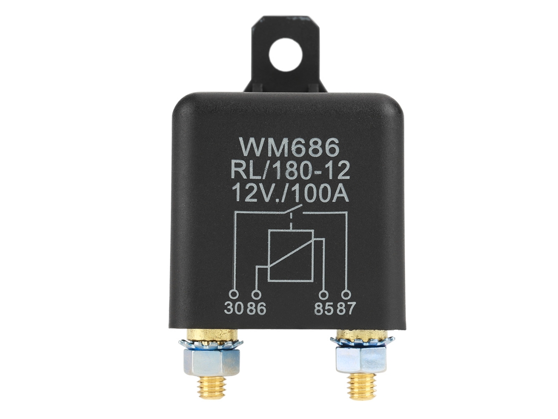 Relé de arranque de automóvil 2026dz-12v 100a de apertura normal para controlar el encendido/apagado de la batería.