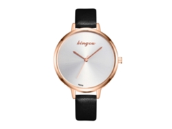 Reloj De Pulsera Analógico Unisex Con Correa De Pu, Esfera Cuadrada, Reloj De Cuarzo De Moda, Negro.