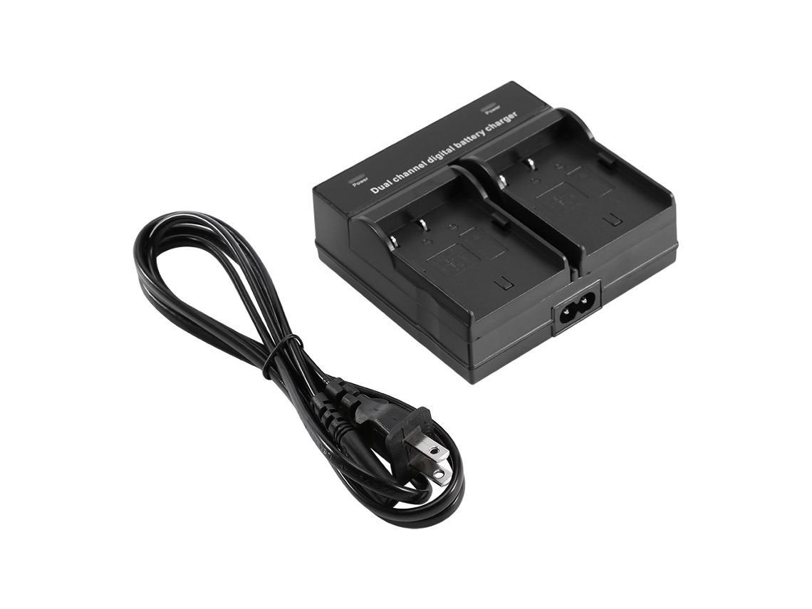 Cargador (cargador Dual De Baterías Nikon En-el3 8.4v Con Enchufe Estadounidense)