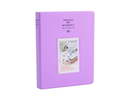 Miniálbum de fotos con 128 compartimentos Chrui para Instax Mini 1 1/9, película Kodak Mini de 3 pulgadas (morado)