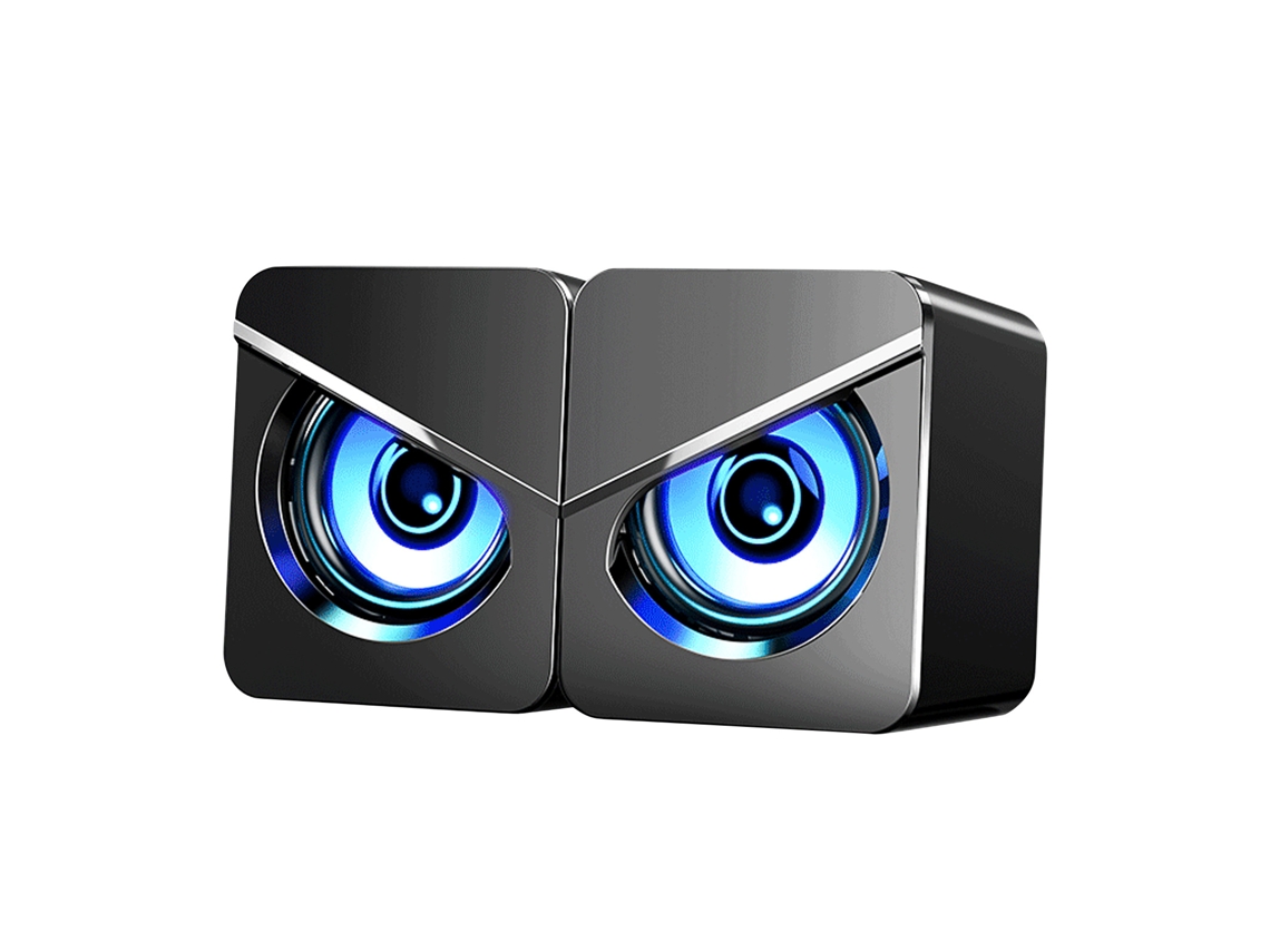 Par De Altavoces De Sobremesa Para Ordenador Con Graves Potentes Y Sonido Estéreo 4d, Conexión Usb, Con Cable Para Uso Doméstico.