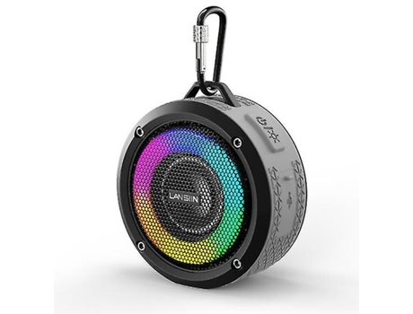 Altavoz de Ducha Altavoz Bluetooth Portátil con Luz Rgb Emparejamiento Twsgray BISBISOUS