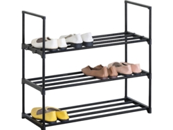 Zapatero apilable con 3 compartimentos, 61x67x30 cm VENPRODIN