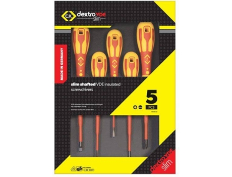 Juego de Llaves Finas Aisladas Dextro Vde Slim Ck Tools
