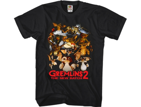 Camiseta Unisexo DEEPSTONE Gremlins 2 The New Batch Negro (XXXL)