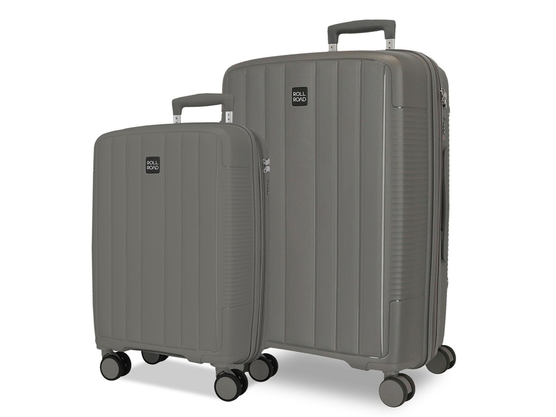 Juego de maletas ROLL ROAD Acadia Antracita (45x65x25cm 73l)