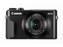 Cámara Compacta CANON PowerShot G7 X Mark II 20.1MP (Negro - 20.1  MP - Sensor: 1" - ISO: 125 a 12800)