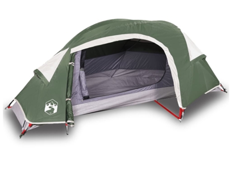 Tienda de campaña iglú para 1 persona VIDAXL impermeable verde