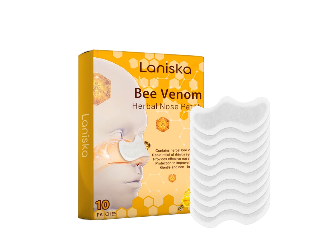 Parche nasal de hierbas con veneno de abeja