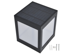 2026-lámpara De Pilar Solar Led Impermeable Abs Para Exterior Jardín Villa Porche Luz Cálida