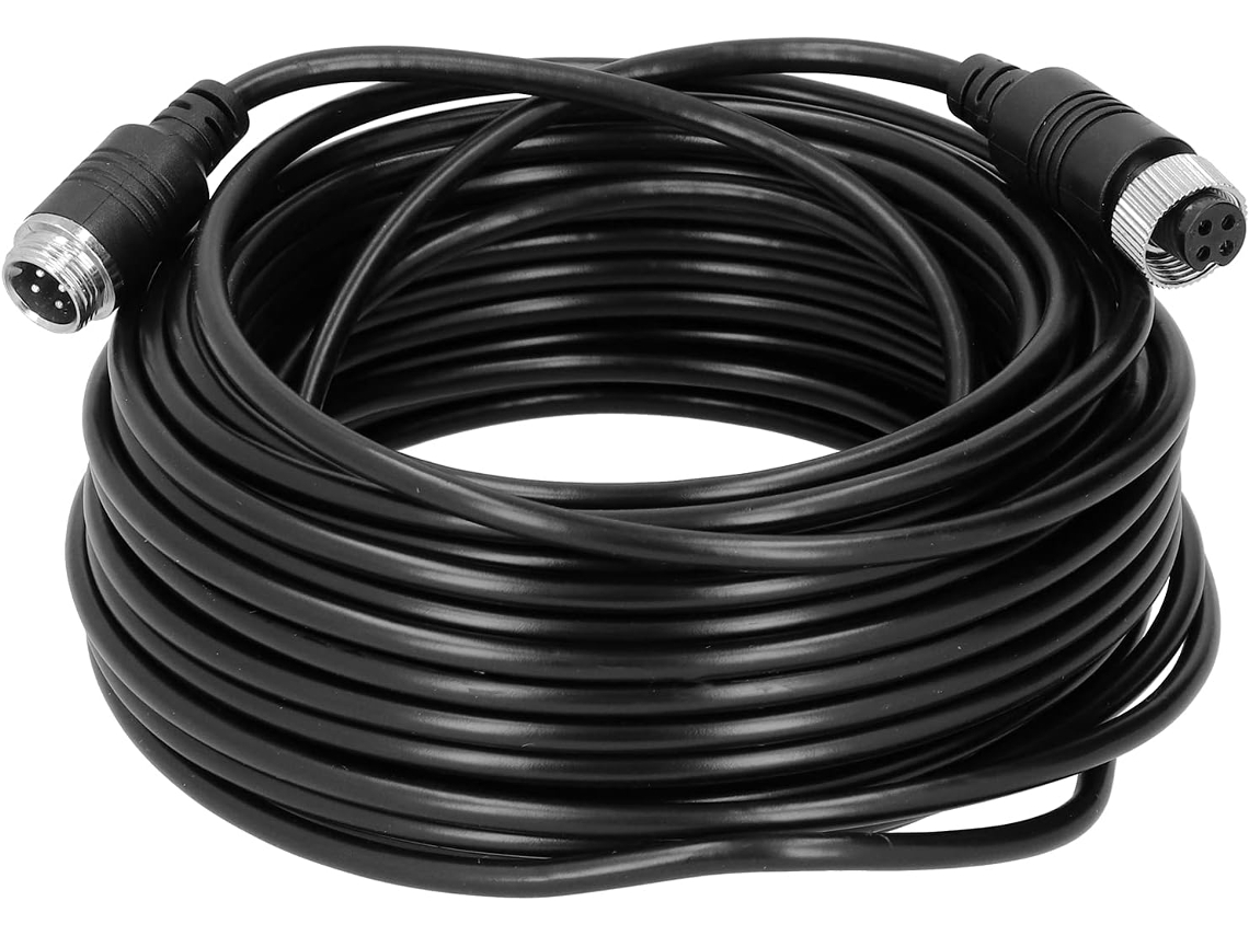 Cable De Extensión De 4 Pines Para Cámara De Coche, Cable De Vídeo De Pvc Antideslizante.