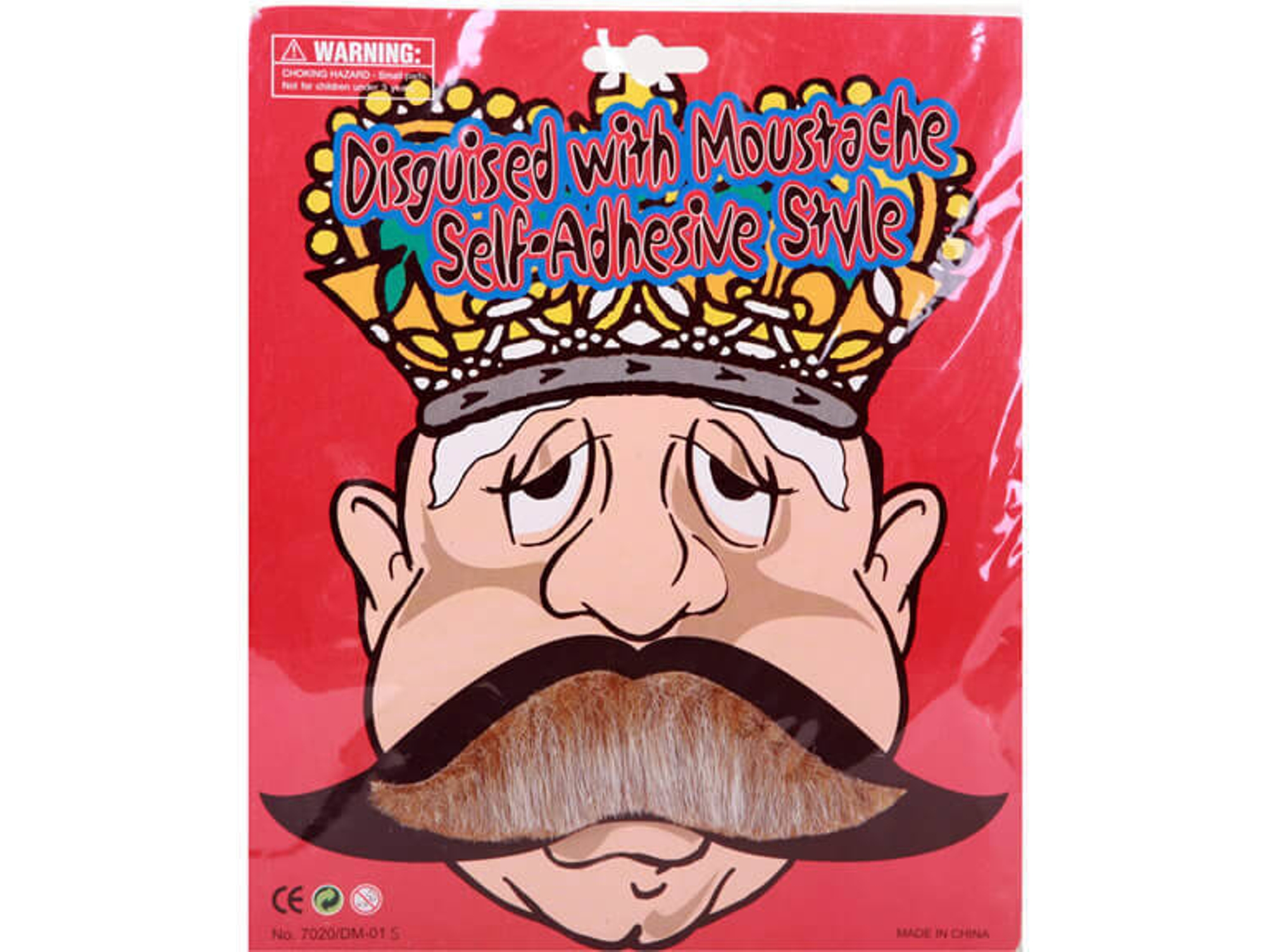Bigote DISFRAZZES Bigote Adhesivo Estilo Rey