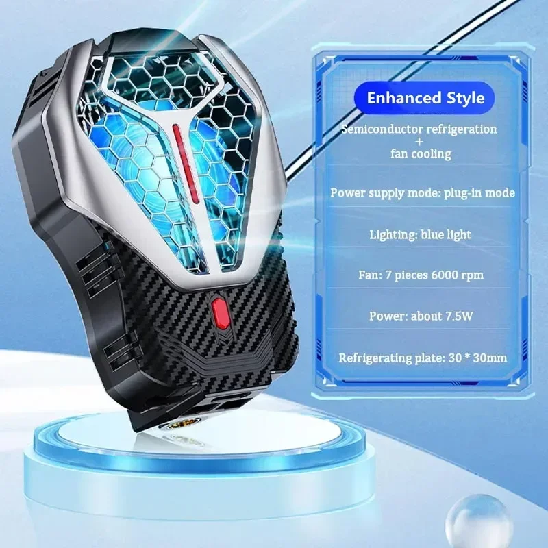 Disipador de calor semiconductor para teléfonos móviles con clip trasero y ajuste MDUG de tres niveles (mejorado)