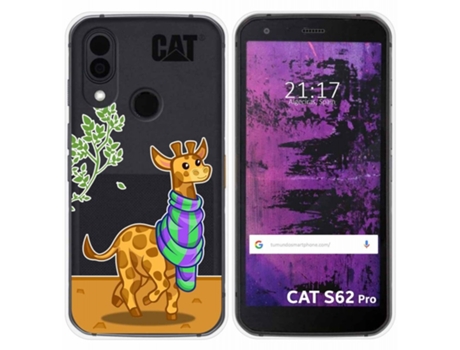 Carcasa CAT S62 Pro TUMUNDOSMARTPHONE Dibujos Transparente Multicolor