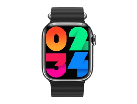 Smartwatch Fpsp Hw9 Pro Max Nfc con Puerto Desbloqueo 49mm Bluetooth 2.02 con Carga 3 Pulseras Incluidas
