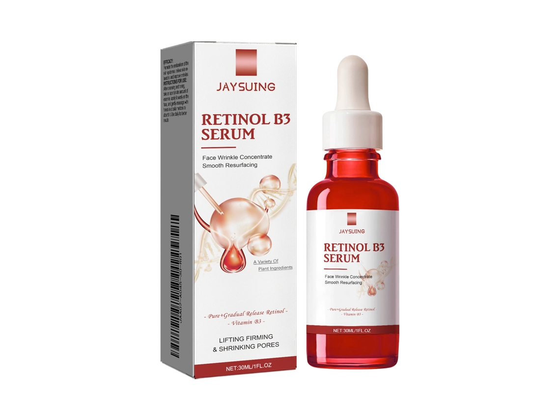 Sérum de retinol y niacinamida para una piel sana y radiante.