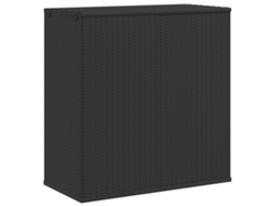 Caja de Cojines de Jardín 100x49x103,5 cm Mimbre con Patas Negras MAISON EXCLUSIVE