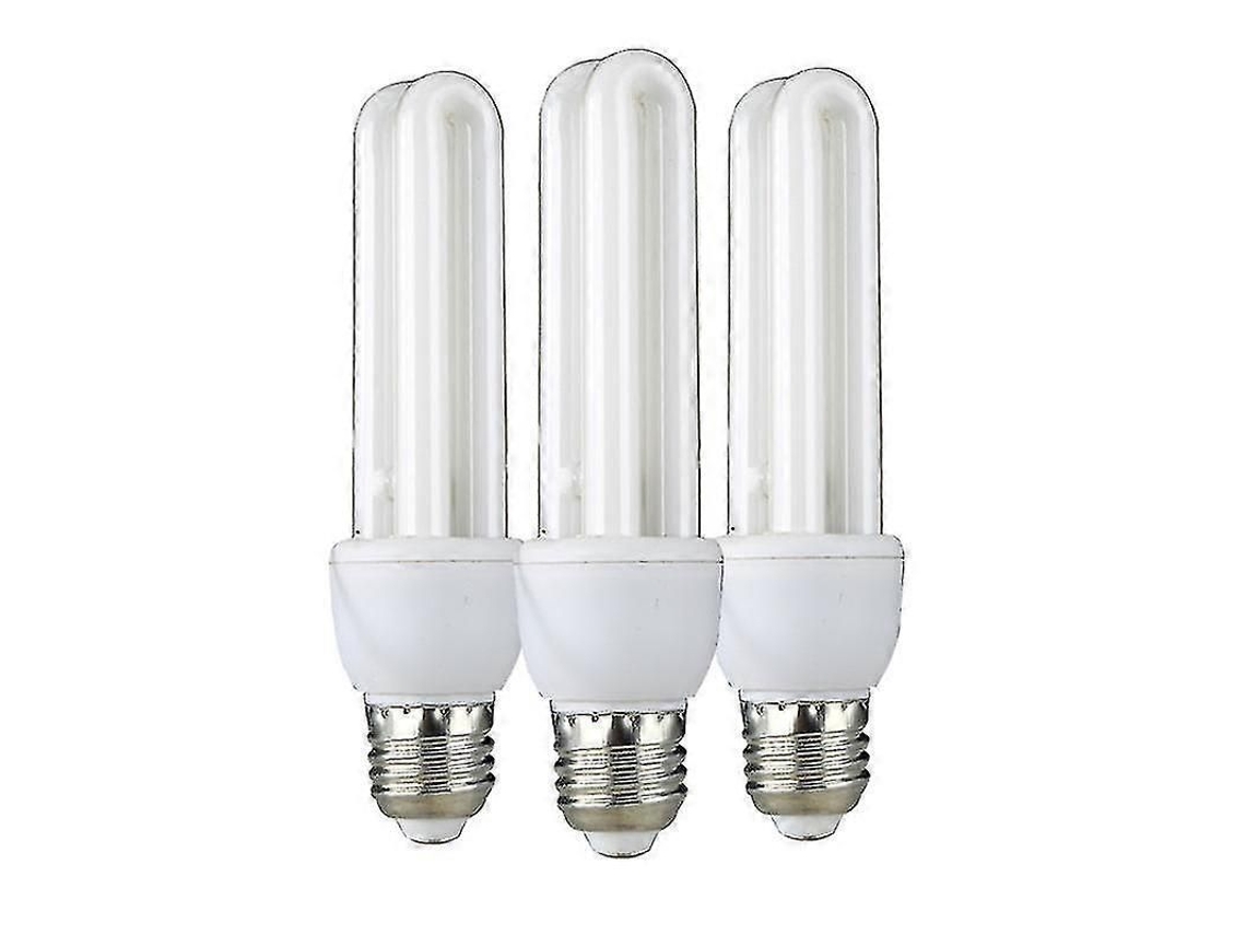 Lámpara de tubo ultravioleta UV E27 para desinfección, esterilización y eliminación de ácaros, luces LED germicidas, 3 unidades GOKOCO