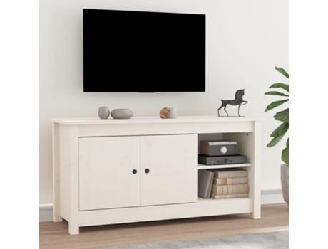 Mueble De Tv VIDAXL Blanco Madera (103x36.5x52 cm)