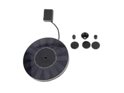 Fuente Para Pájaros Alimentada Por Energía Solar Con Bomba Flotante, Kit Para Jardín/estanque.