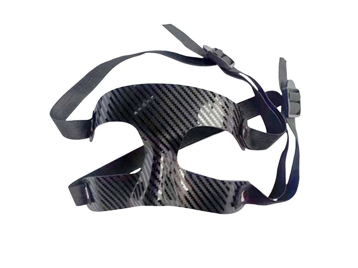 Dan26-máscara De Protección Facial Deportiva Adultos Hombre Mujer Nariz Deporte Baloncesto Fútbol Volleyball Media Cara 2 Hebillas